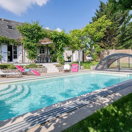 Monteaux Au Coeur Du Bien-Etre, Chalet Avec Piscine Chauffee Et Couverte, Spa, Sauna, Massages מראה חיצוני תמונה