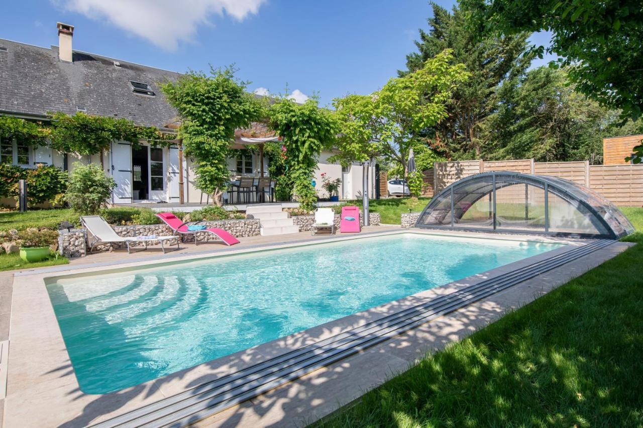 Monteaux Au Coeur Du Bien-Etre, Chalet Avec Piscine Chauffee Et Couverte, Spa, Sauna, Massages מראה חיצוני תמונה